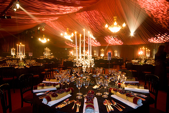 Corporate Winter Christmas dinner party