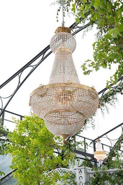 2.5 metre Empire chandelier for hire