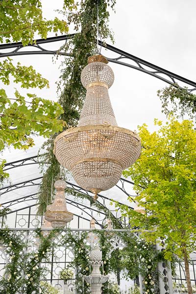 2.5 metre Empire chandelier for hire