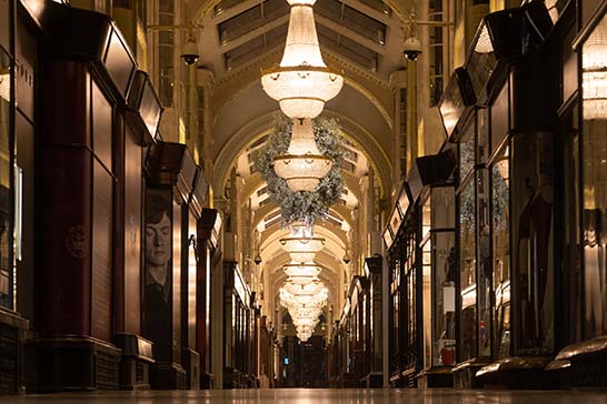 Burlington Arcade Chandeliers Display for Queens Platinum Jubilee