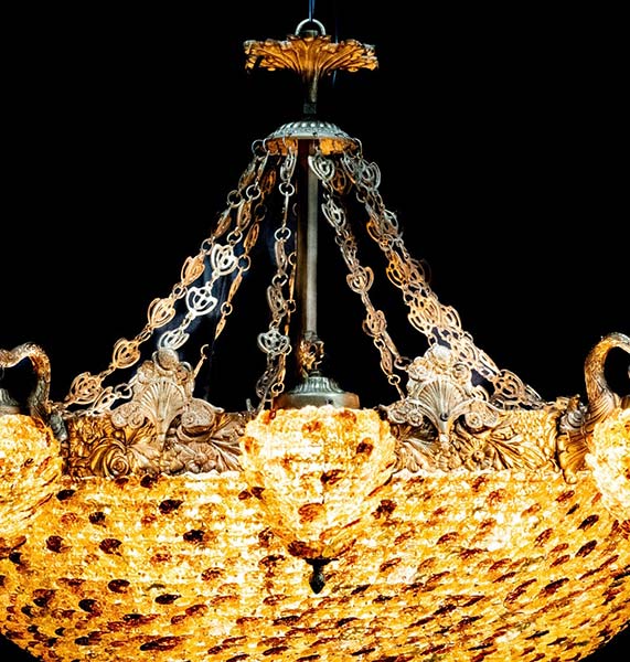 Arabic chandelier for hire from Crescent Moon