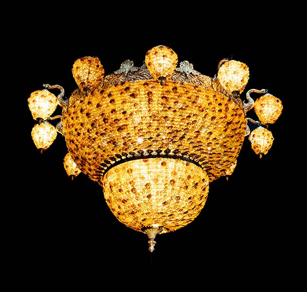 Arabic chandelier for hire from Crescent Moon