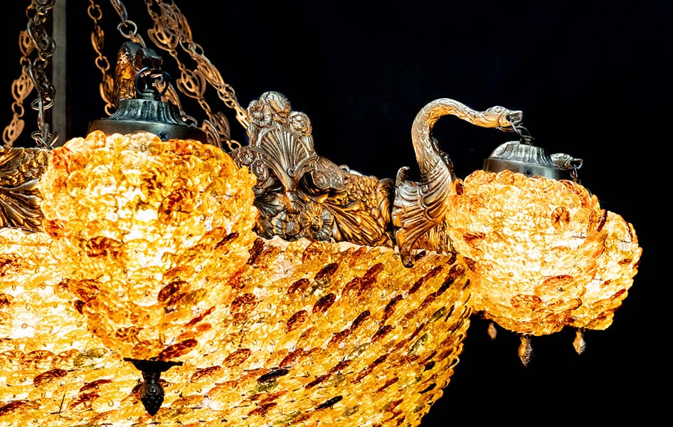 Arabic chandelier for hire from Crescent Moon
