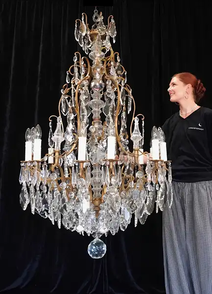 French Gilded 130 chandelier